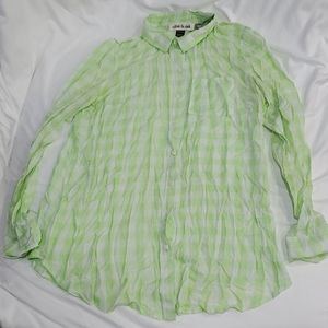 💥50% sale💥Olive and Oak szS button down pla…